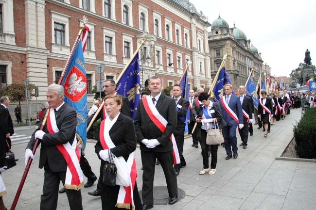 Marsz Akcji Katolickiej z pl. Matejki na Rynek Główny