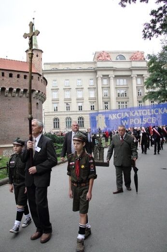 Marsz Akcji Katolickiej z pl. Matejki na Rynek Główny