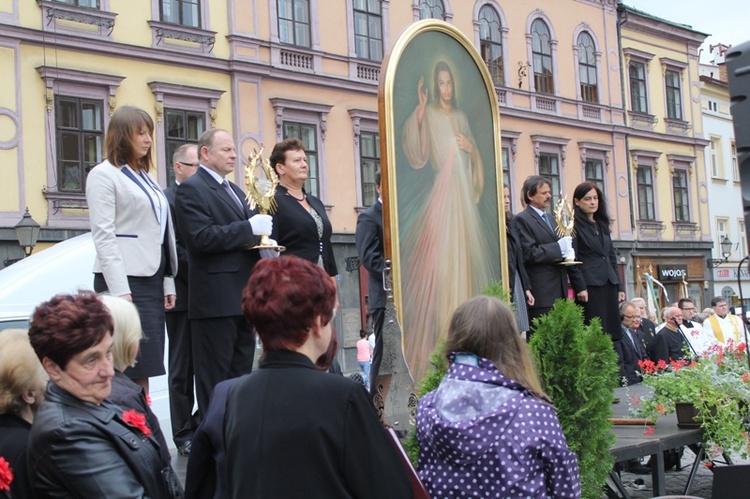 Obraz Jezusa Miłosiernego już przyjechał do Cieszyna! - cz. 1