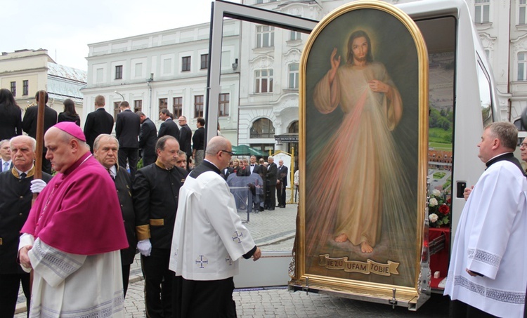 Obraz Jezusa Miłosiernego już przyjechał do Cieszyna! - cz. 1