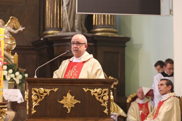 Powitanie obrazu Jezusa Miłosiernego w kościele św. Marii Magdaleny w Cieszynie