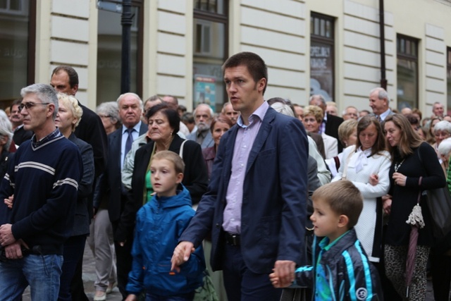 Powitanie obrazu Jezusa Miłosiernego w kościele św. Marii Magdaleny w Cieszynie