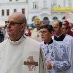 Powitanie obrazu Jezusa Miłosiernego w kościele św. Marii Magdaleny w Cieszynie