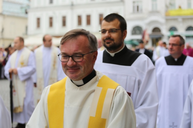 Powitanie obrazu Jezusa Miłosiernego w kościele św. Marii Magdaleny w Cieszynie