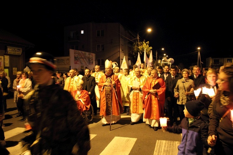 Symbole ŚDM w środku Polski