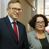 Elżebieta Kruk i Artur Soboń