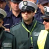 Protest służb mundurowych w Olsztynie