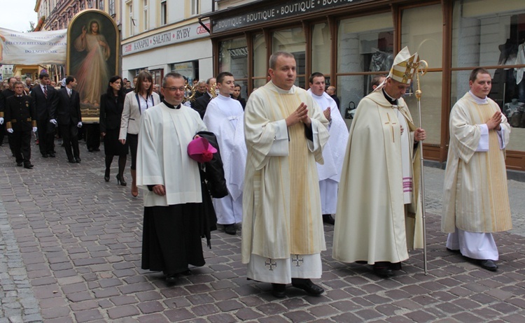 Wprowadzenie Znaków Miłosierdzia do kościoła św. Marii Magdaleny w Cieszynie