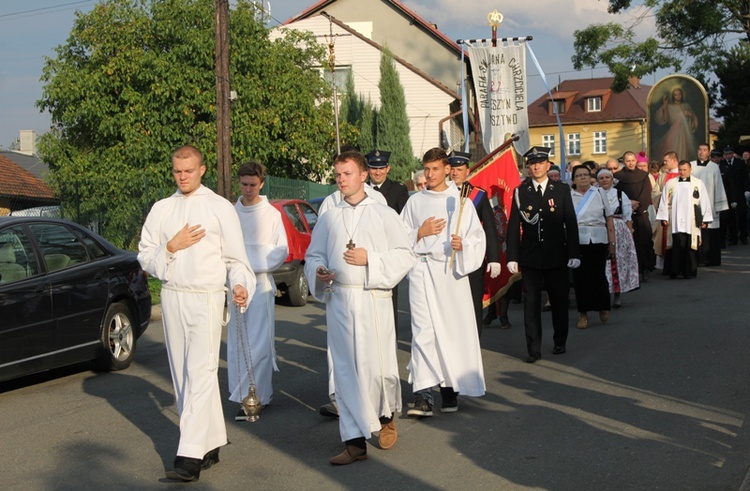 Obraz Jezusa Miłosiernego w Cieszynie-Mnisztwie