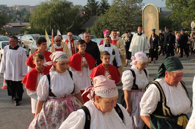 Obraz Jezusa Miłosiernego w Cieszynie-Mnisztwie