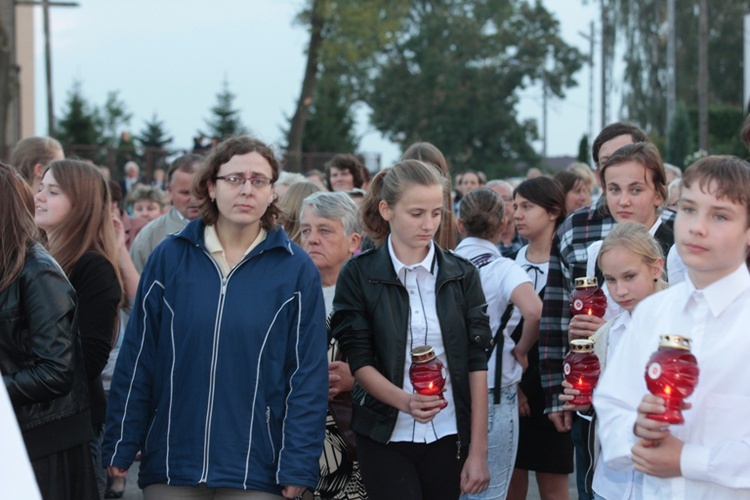 Symbole ŚDM w Bedlnie