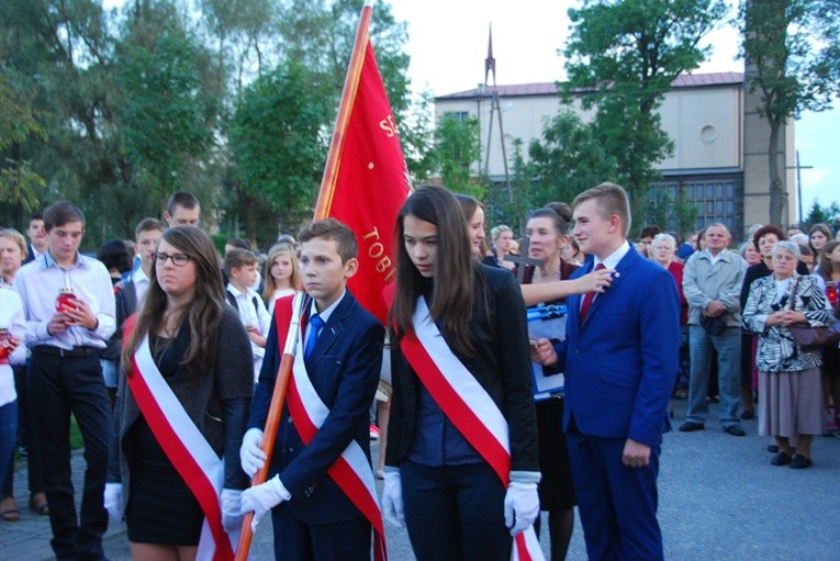 Symbole ŚDM w Bedlnie