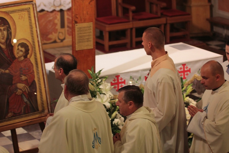 Symbole ŚDM w Żychlinie