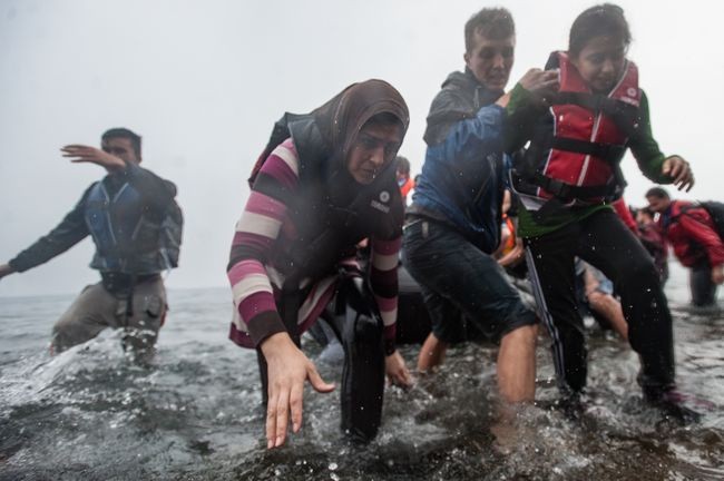 Uchodźcy na Lesbos