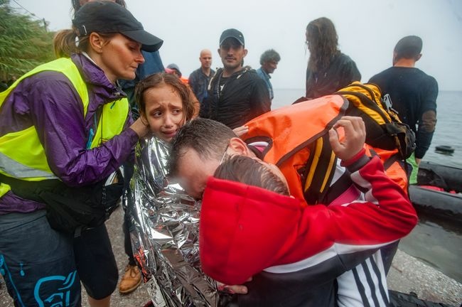 Uchodźcy na Lesbos