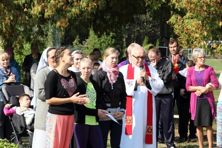 Symbole ŚDM w Mocarzewie