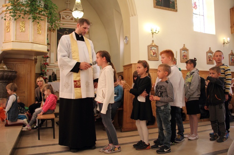 Symbole ŚDM w Giżycach