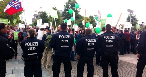 Marsz w Berlinie zgromadził około 7 tys. osób
