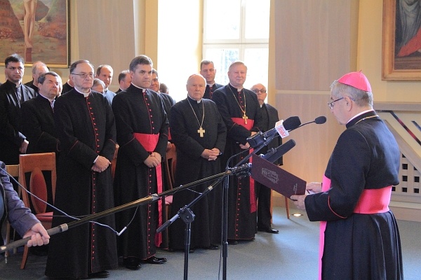 Uroczystość ogłoszenia nominacji bp. Zbigniewa Zielińskiego