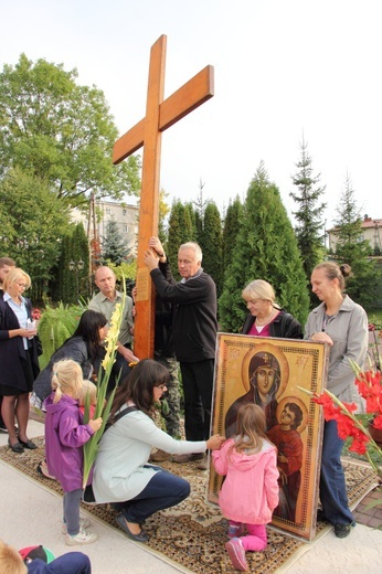 Symbole ŚDM w Domu Kapłana Seniora