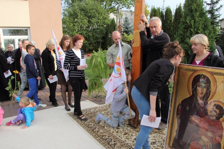 Symbole ŚDM w Domu Kapłana Seniora