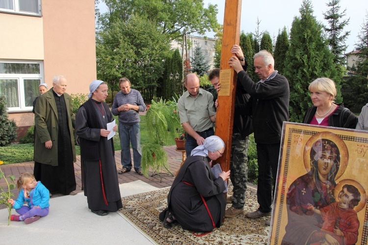 Symbole ŚDM w Domu Kapłana Seniora