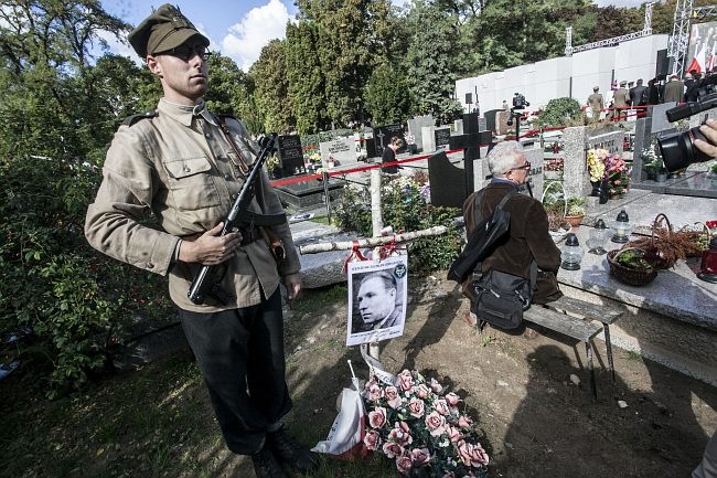 Pogrzeb niezłomnych na Powązkach