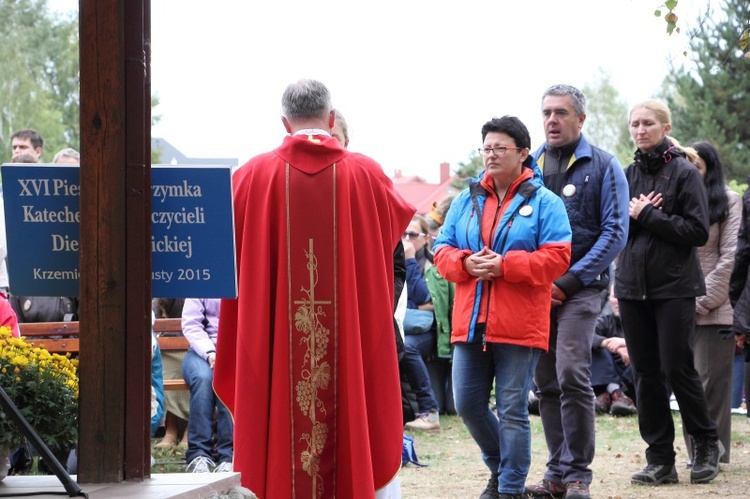 Pielgrzymka katechetów i nauczycieli do Chrust