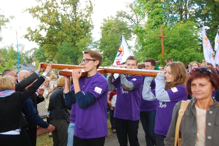 Symbole ŚDM w Skierniewicach