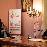 Prezentacja orędzia papieża Franciszka na ŚDM w Krakowie