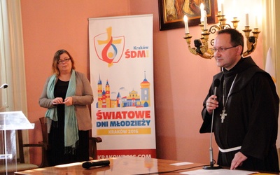 Prezentacja orędzia papieża Franciszka na ŚDM w Krakowie