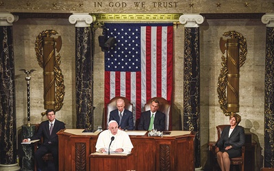 Franciszek jako pierwszy  papież w historii  przemawiał do Kongresu USA 