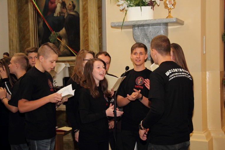 Symbole ŚDM w Lubochni