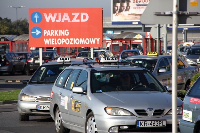 Protest taksówkarzy