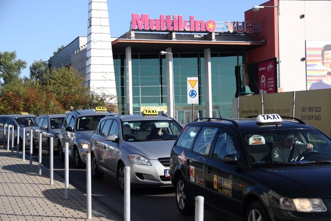 Protest taksówkarzy