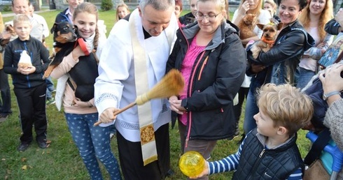 Nabożeństwo z udziałem czworonogów