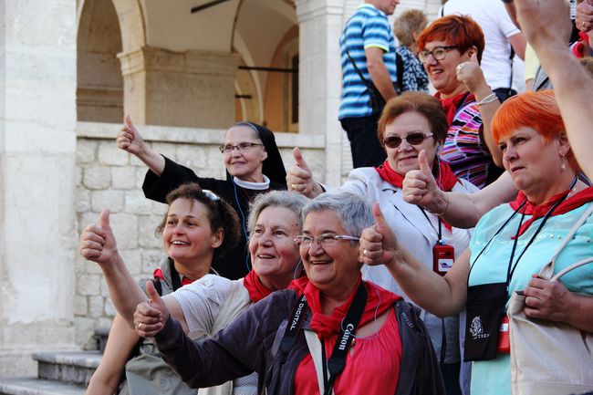 Wolontariusze Caritas pielgrzymują do świetych miejsc Italii