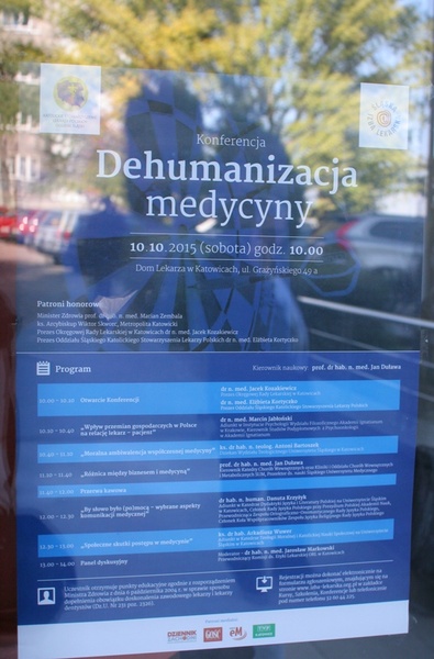 Konferencja "Dehumanizacja medycyny"