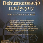 Konferencja "Dehumanizacja medycyny"