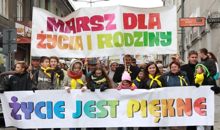 Marsz dla życia w Gorlicach