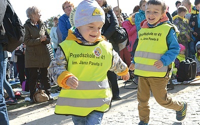  Najmłodszymi uczestnikami pielgrzymki byli przedszkolacy z Wrocławia