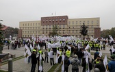 Protest górników w Rudzie Śląskiej