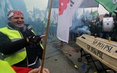 Protest górników w Rudzie Śląskiej