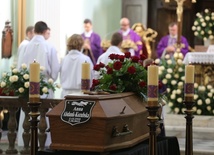 Ostatnie pożegnanie śp. Anny Abdank-Kozubskiej w kościele św. Marii Magdaleny w Cieszynie