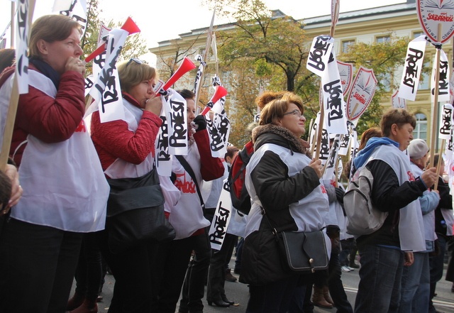 Protest nauczycieli