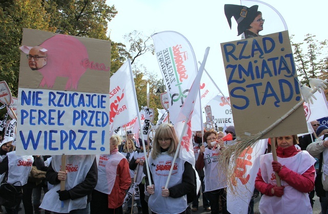 Protest nauczycieli