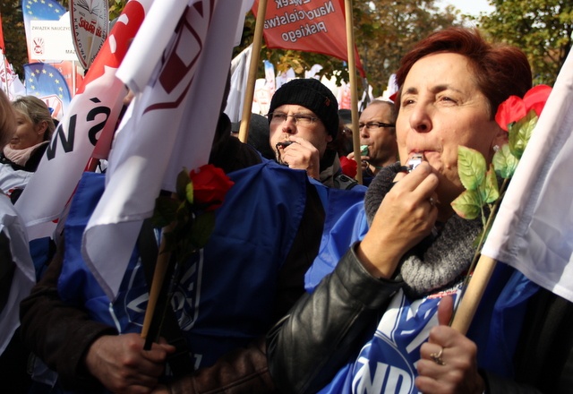 Protest nauczycieli