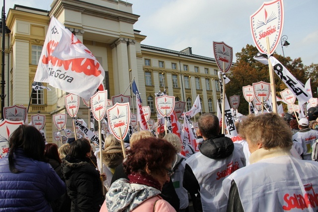 Protest nauczycieli