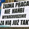 "Żadna praca nie hańbi, pensja już tak" 