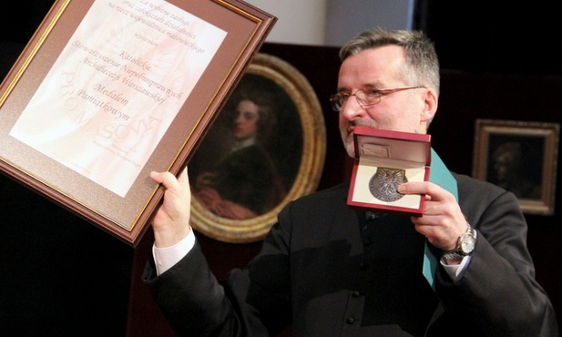 W styczniu tego roku KSN AW świętowało 25-lecie działalności. Na zdjęciu jego prezes ks. Stanisław Jurczuk